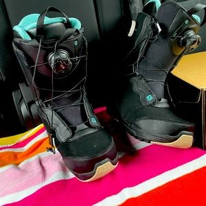 Got new snowboard and boots these are a BOA system in good but used condition